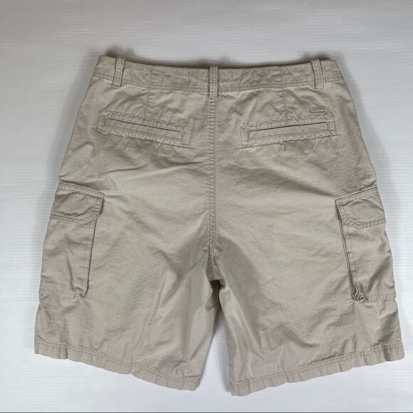 IZOD Cargo Shorts Cotton Beige Men's Size 34 - Picture 2 of 9